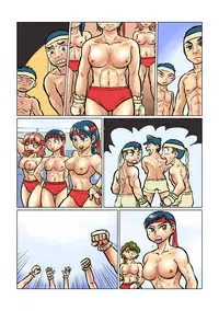 [Mayonaka no Funkotsudou(Mayofun)] Boys VS Girls Pole Toppling [Digital]