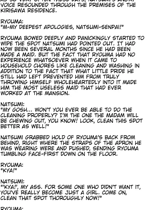 The M-to-F'ed son of a distinguished family - The spoiled rotten brat who was made a maid -