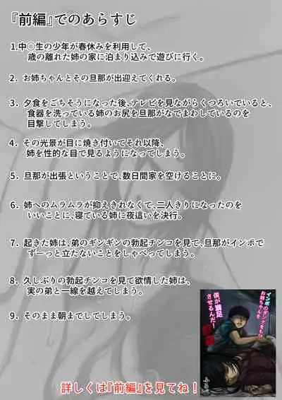 インポのダンナをもつお姉ちゃんを僕が満足させるんだ! 中編