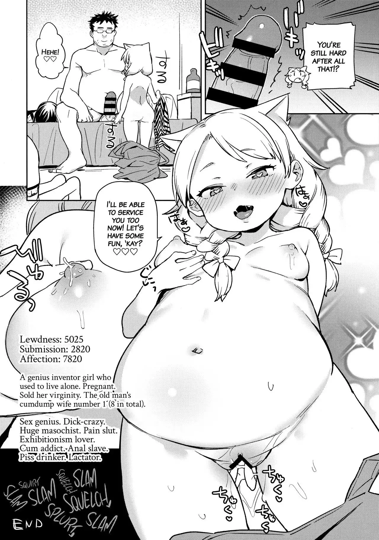 Tensai Shoujo demo Baka Mitaini Ecchi ni Narimasu. | Genius little girl becomes stupidly lewd.