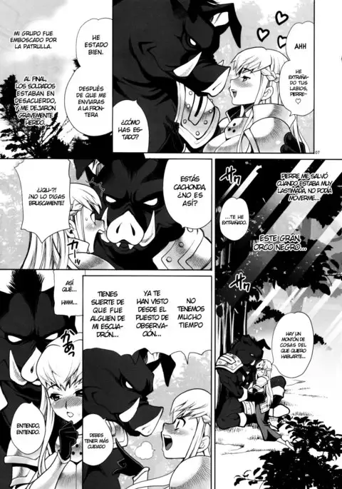 Yukiyanagi no Hon 37 Buta to Onnakishi - Lady knight in love with Orc