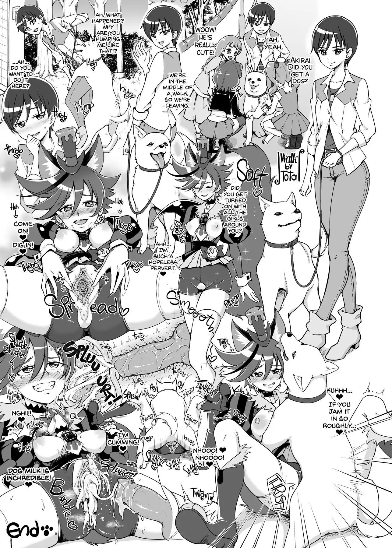 Chocolat-chan no Kirakira Roshutsu Juukan | Chocolat's Sparkling Public Mating Show