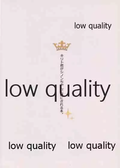 (C87) [cake maker (Sakiyo Cake)] Kirito-kun ga Shinon-chan ni Mesu ni Sareru Hon. (Sword Art Online)