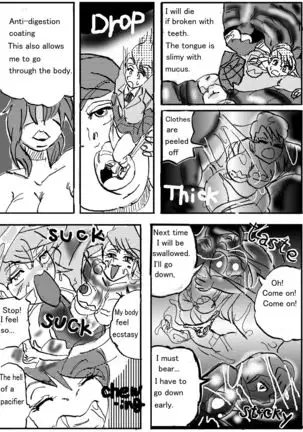 The real vore of the gaintess & Man-sucking leech fear