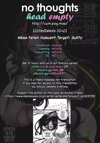 Nikke Fallen Indecent Target: Guilty