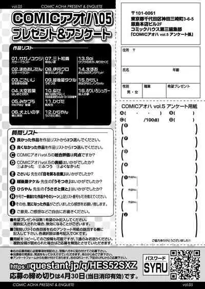 COMIC AOHA 2020 Haru