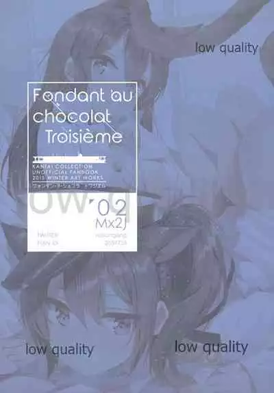 Fondant au chocolat troisieme