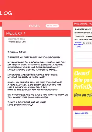 Kono Hen de wa Yuumei na Joshikousei Bitch-chan Tachibana Rie Kurokami Kyonyuu