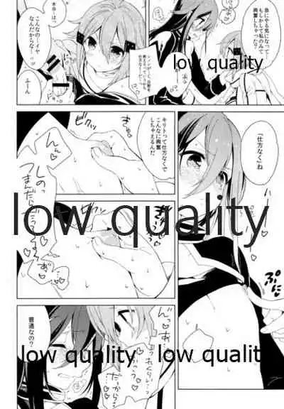 (C87) [cake maker (Sakiyo Cake)] Kirito-kun ga Shinon-chan ni Mesu ni Sareru Hon. (Sword Art Online)