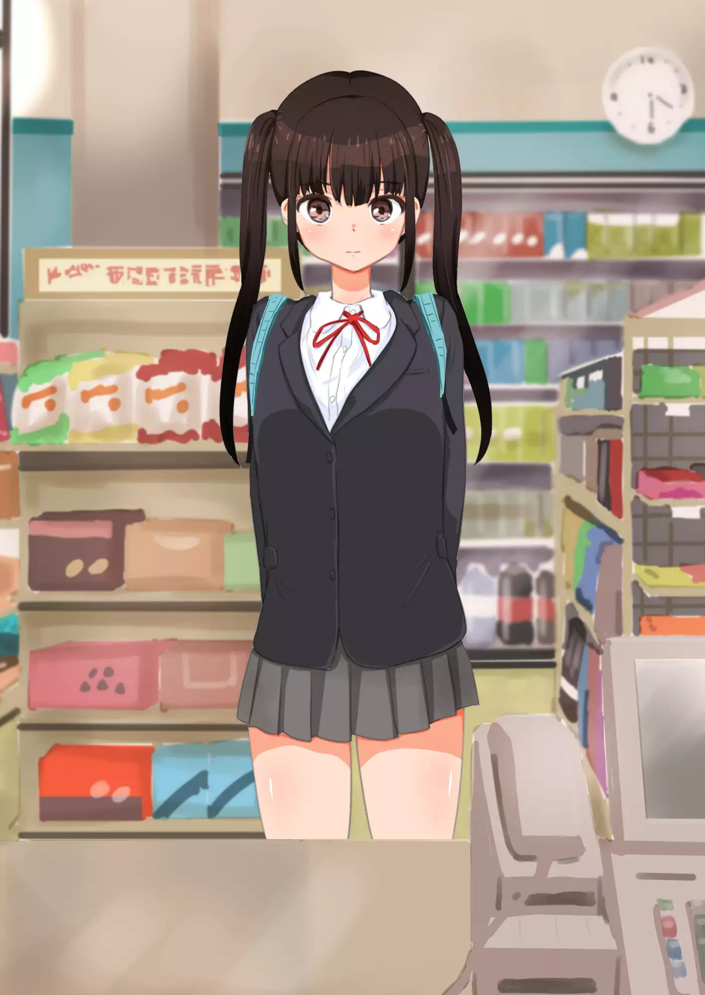 Manbiki Shoujo o Odoshite Sefure ni Shite Mita