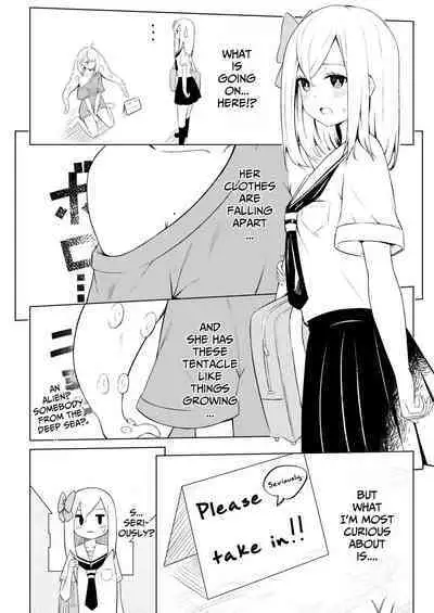 Syokusyu Syouzyo Hiro I Masi Ta. | I Picked Up A Tentacle Girl.