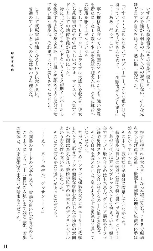 Introduction to art history of nude model Yukiho