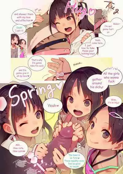 Tiny Evil 5 Part 2 - 淫魔少女３人におちんちん遊ばれる本