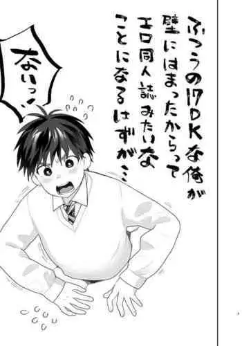 ふつうの1○DKな俺が壁にはまったからってエロ同人誌みたいなことになるはずが