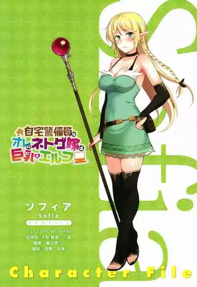 Jitaku Keibiin na Ore no Netoge Yome wa Kyonyuu de Elf