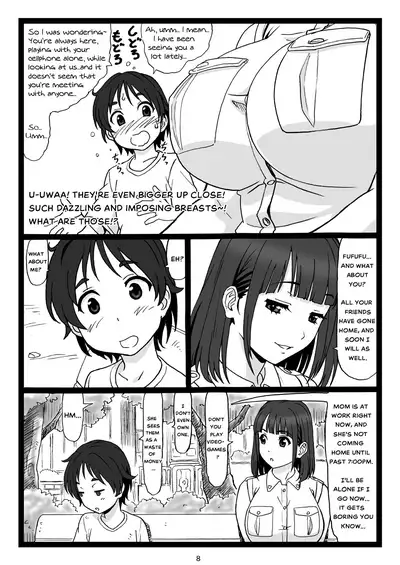 [Ohkura Bekkan (Ohkura Kazuya)] Kouen no Bench ni Suwatteru Kirei na Onee-san ga Boku ni "Ochinchin o Misete" to Itte Kuru no de... | A Pretty Onee-San, that's sitting on a Bench in the Park...suddenly says to Me: [Show Me Your Dick]. [English] [Digital]