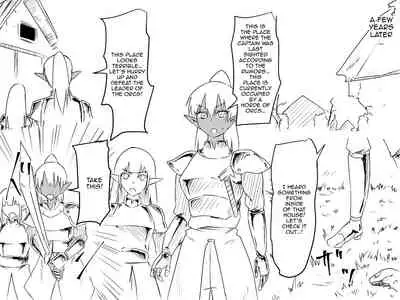 [Mikezoutei] Haiboku Elf no Onna Kishi Orc Ryoujoku, Soshite... | A Female Elf Knight Gets Assaulted By An Orc, And Then... [English] {Doujins.com}