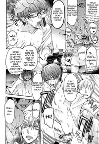 [Kuzumochi (Kuzuyu, Kuzukiri)] BARTER ~ Miyaji Senpai to Midorima-kun to Takao-kun wo Shuutoku Basuke Buin ga XXX suru Hanashi ~ (Kuroko no Basuke) [English] [Silver Lining]