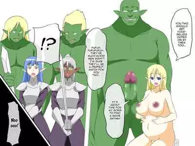 [Mikezoutei] Haiboku Elf no Onna Kishi Orc Ryoujoku, Soshite... | A Female Elf Knight Gets Assaulted By An Orc, And Then... [English] {Doujins.com}