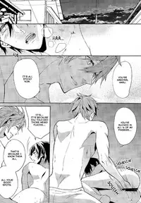 (Renai Jiyuugata! Natsu Honban) [mememery (hash)] Rainy Day (Free!) [English] [Rotten Scans + BangAqua]