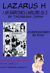 [Tachibana Omina] Boku wa Minna no Kanrinin | I Am Everyone's Landlord Ch. 1-5 [English] [Lazarus H]