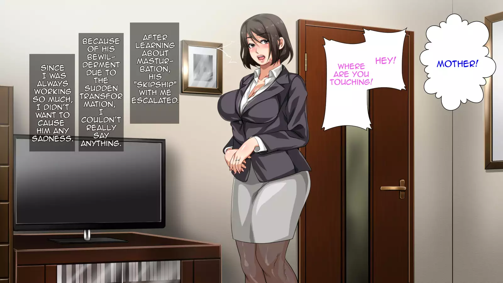 Hahaoya ni Yoru Fudeoroshi ga Gimuka Sareta Sekai | World where Cherry Popping is a Mother's Duty Part 1