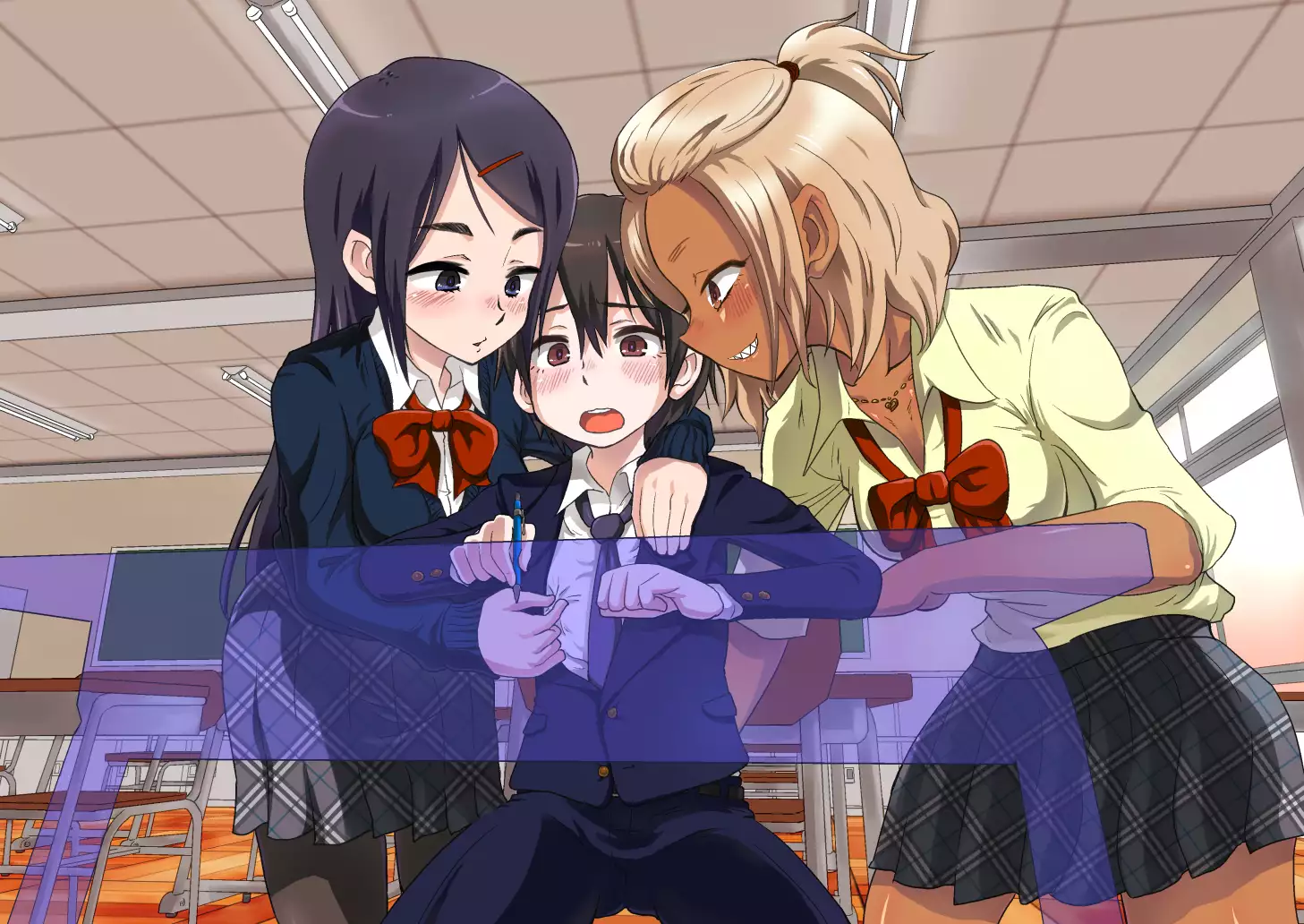 Until a pretty boy is femcorrupted into a cumdump by his childhood friend oneesan.