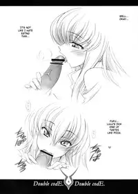 (COMIC1☆2) [Geiwamiwosukuu!! (Karura Syou)] Double Code (Code Geass: Lelouch of the Rebellion) [English] [StolenTranslations]