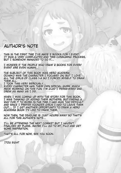 (C90) [Eight Beat (Itou Eight)] Uraraka Ura Fuuzoku | Uraraka's Behind-the-Scenes Prostitution (Boku no Hero Academia) [English] [Glittering Translations] [Colorized]