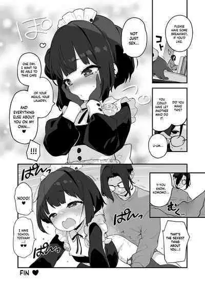 Komomo wa Goshujinsama Senyo no Ryoana Nikubenki Loli Maid | Komomo is a Loli Maid Cum Dump With All Holes Only for Her Master