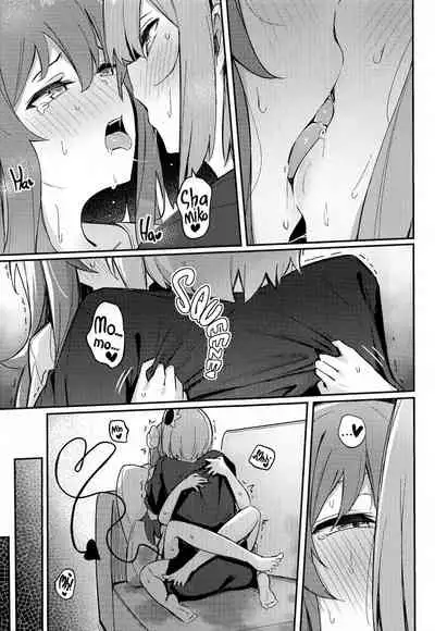 [Bochi Bochi no Ki (Borusiti)] Mazoku no Usui Sho | The Demon Girl's Thin Book (Machikado Mazoku) [English]