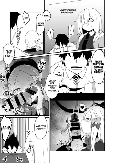 Abi no Konna Kakkou o Mite Koufun shite shimatta no? Master Ikenai Hito da wa | Did looking at me act like this turn you on, Master? You deviant.