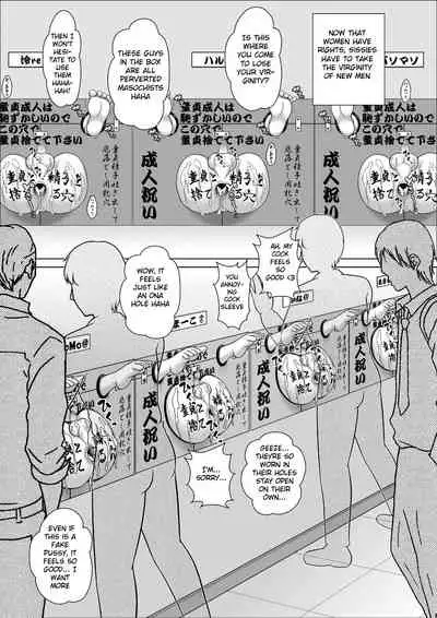 [Fully Automatic Public Service Woman (Kobe no Tsukasa)] Rettou Homo Mesu Sissy Seijin no Gi | The Coming-of-Age Sissy Ritual [English]