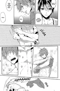 (Renai Jiyuugata! Natsu Honban) [mememery (hash)] Rainy Day (Free!) [English] [Rotten Scans + BangAqua]