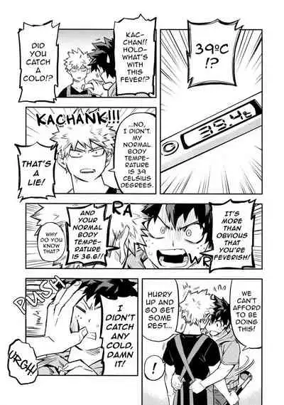(Douyara Deban no Youda! 12) [Kometubu (Rittiri)] Kazehiki Kacchan to Boku no Koubousen | The Battle Between Sick Kacchan and Me (Boku no Hero Academia) [English] {Butsu}
