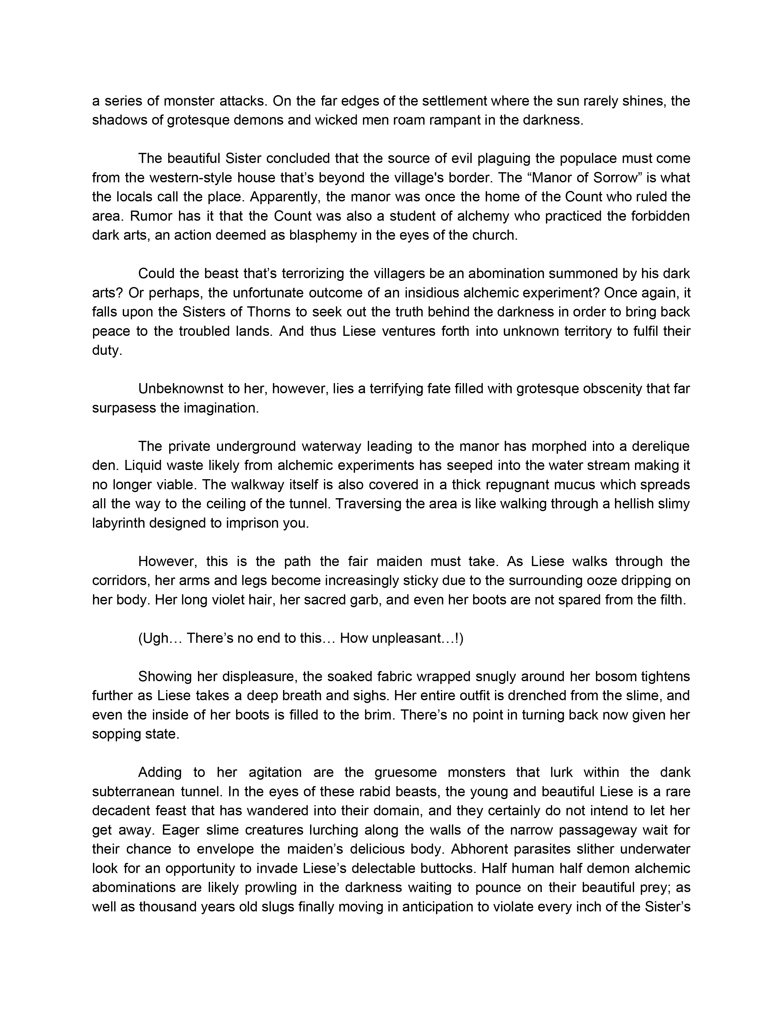 Liese Within the Hellish Slimy Prison: Appetizer Complete