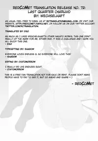 (C77) [Wechselhaft (Kima-gray)] Last Quarter (The Melancholy of Haruhi Suzumiya) [English] [redCoMet]
