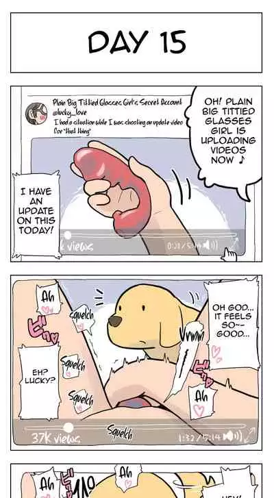 [Lithium] 100-Nichigo Ni Aiken To Sex Suru Jimi Kyonyuu Megane-Chan (English) (Harasho Project)