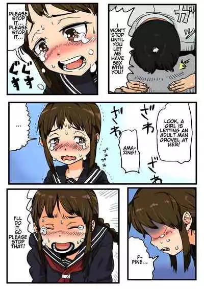 Oshi ni Yowa Sou na Joshi 〇gakusei ni Dogeza Shitara Yareta | Once I Pressed The Weak-Looking Schoolgirl by Doing a Dogeza, I was Able to Fuck Her