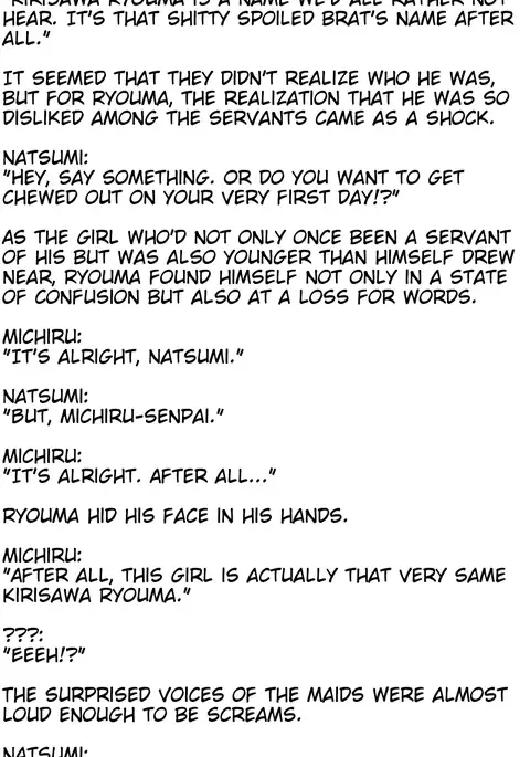 The M-to-F'ed son of a distinguished family - The spoiled rotten brat who was made a maid -