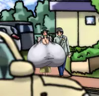 [Kakkuu Mogura] Tonari no Heya no Chounyuu Onee-san to 1-nichijuu Ecchi Suru Hanashi