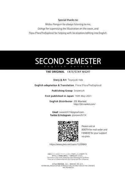 [Snowrich (Iida Toyoyuki)] Second Semester (Fate/stay night) [English] {2d-market.com} [Decensored] [Digital]