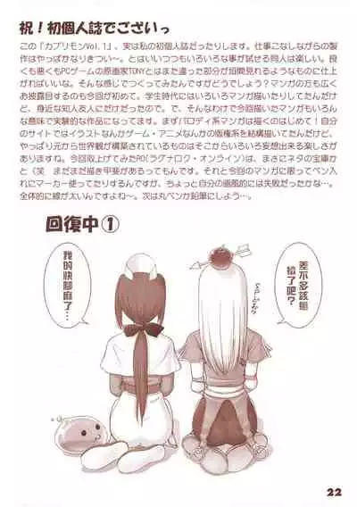 (C63) [T2 ART WORKS (Tony Taka)] Ragnatic Fanbook Kaburimon Vol.1 (Ragnarok Online) [Chinese]