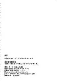 (C84) [Evo.R.B (Takayuki Hiyori)] Kitsunemimikko ni Matsuri no Tanoshisa wo Rikaisaseru Hon