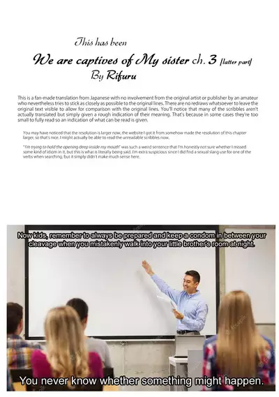 [Rifuru] Boku-tachi wa Onee-chan no Toriko - We are captives of My sister Ch. 3 Kouhen [English] [Digital]