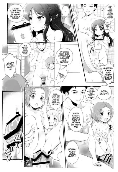 (C103) [Oboro & Tempo Gensui Dou (Tempo Gensui)] THE chiDOLM@STER Cinderella Little Girls ~Papa to Isshoni Ofuro de Shippori♡~ + C103 Omakebon | Hot and Steamy Bath Time With our Daddies! (THE IDOLM@STER CINDERELLA GIRLS) [English] [Team Rabu2]