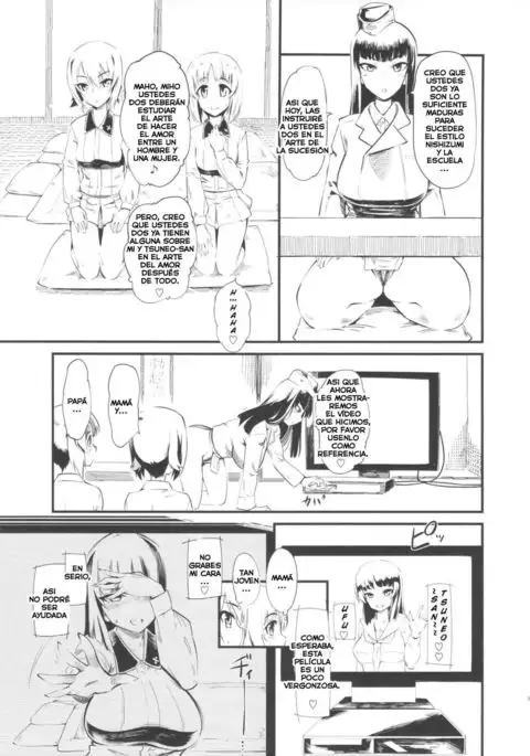 C90) Nishizumi-san-chi wa Nakayoshi 4P | Nishizumi Household Peaceful 4-some