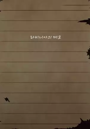 Sage Lavinia's Last Note ~ In the ruin of orc fort ~