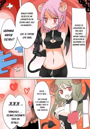 Otouto Succubus-ka! Inma no Kyoudai Nyotaika Sakusen 1-2 español