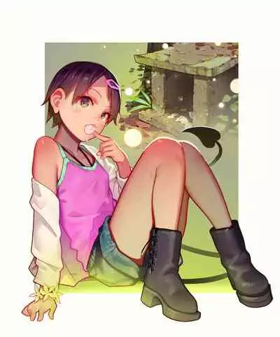 Tiny Evil 5 Part 2 - 淫魔少女３人におちんちん遊ばれる本 (Original Size, No Text)